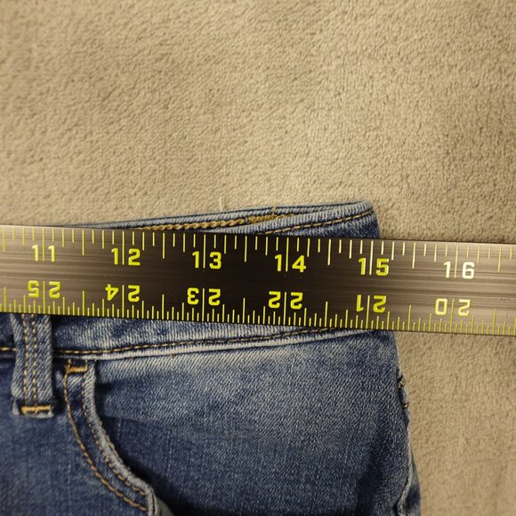Maurices Jeans High Rise Skinny Women's Medium Short blue stretch - Picture 6 of 12